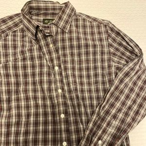 Men’s plaid button down